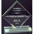 Jade Glass Diamond Award trophy MH-J0844